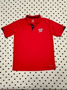 Washington Nationals Majestic Polo Size XL